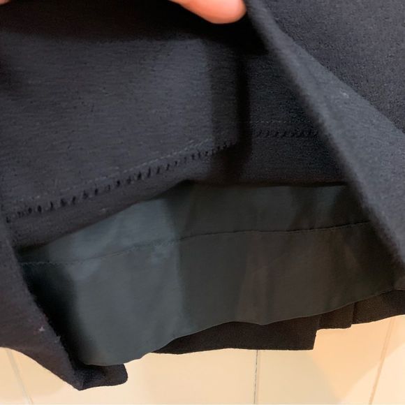 Adele Simpson Vintage Dead Stock Black 100% Wool Academia Pencil Skirt 10 NEW - Picture 4 of 10